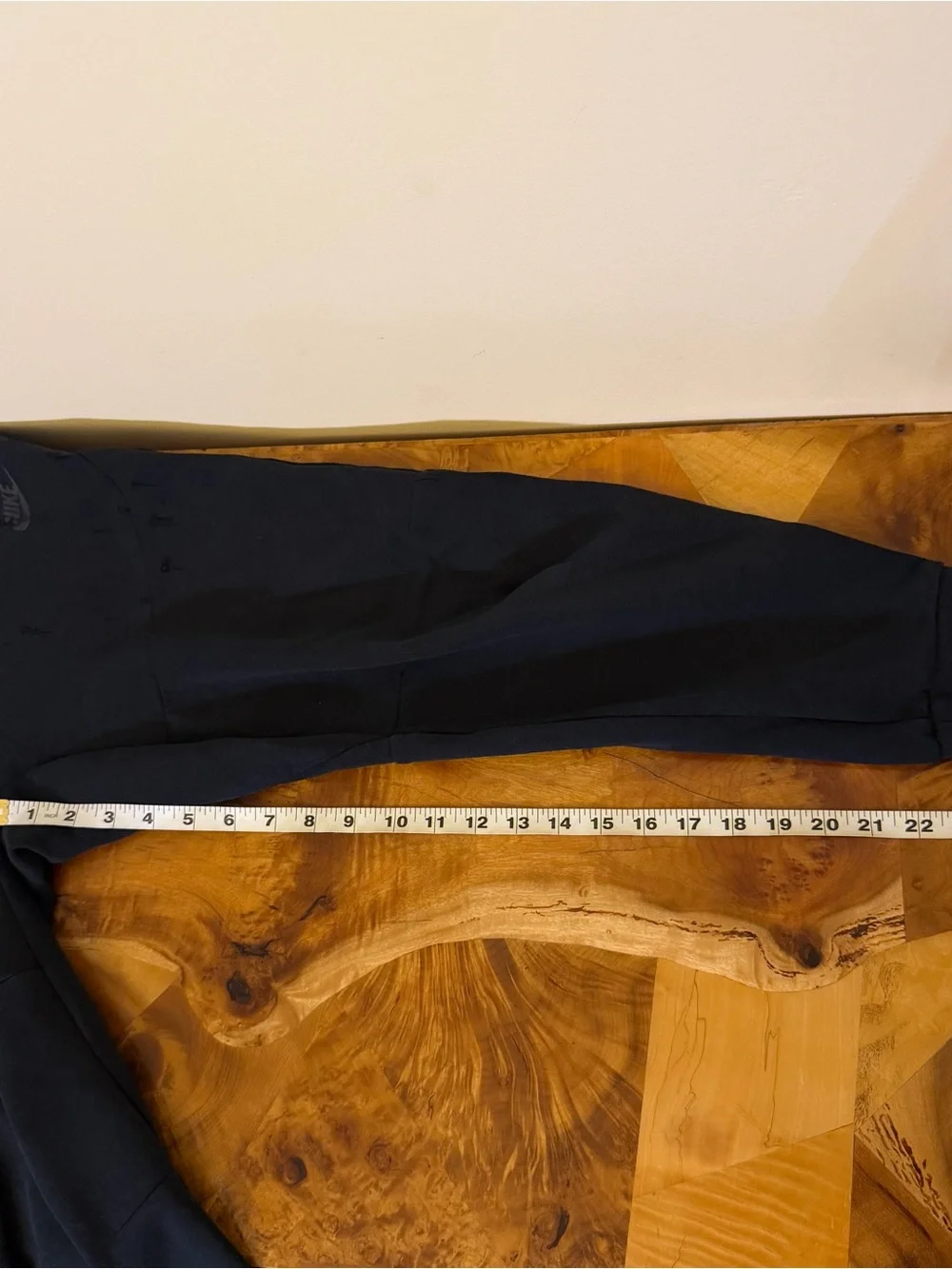 Nike Tech Fleece Joggers Sweatpants Black Small Distressed Pockets Drawstring